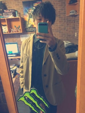 「Journal Standard TRISECT（トライセクト）のアイテム（テーラードジャケット）」を使った、ぬのさん（メンズ・177cm）の秋コーディネート