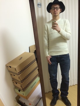 ヒーロさん（メンズ・182cm）の春コーディネート