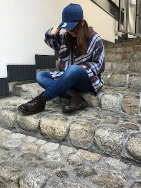 沢田 栞さん（レディース・154cm）の冬コーディネート