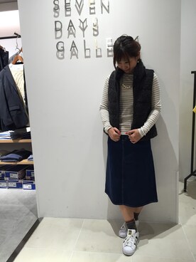 「SEVENDAYS=SUNDAY（セブンデイズサンデイ）のアイテム（その他アウター）」を使った、yuika fujiwaraさん（レディース・164cm）の秋コーディネート