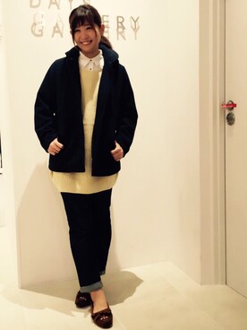 「SEVENDAYS=SUNDAY（セブンデイズサンデイ）のアイテム（チュニック）」を使った、yuika fujiwaraさん（レディース・164cm）の秋コーディネート