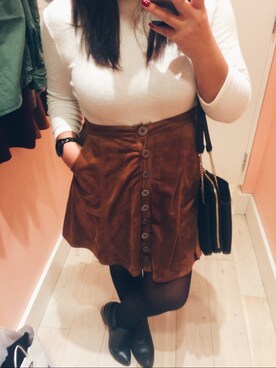 「skirt」｜「アイテム（腕時計）」を使った、Ariel Marieさん（レディース・153cm）の夏コーディネート
