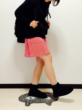 「お買い物」｜「アイテム（パーカー）」を使った、MiRiN さん（レディース・155cm）の秋コーディネート
