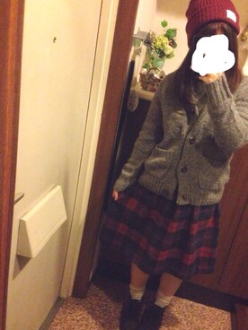 「ドッキングワンピ」｜「アイテム（その他アウター）」を使った、ｍａｉｋｏ＊さん（レディース・155cm）の秋コーディネート