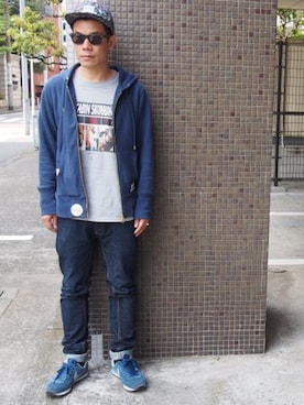 「ojagadesign」｜ラガチャイナさん（メンズ・175cm）の春コーディネート