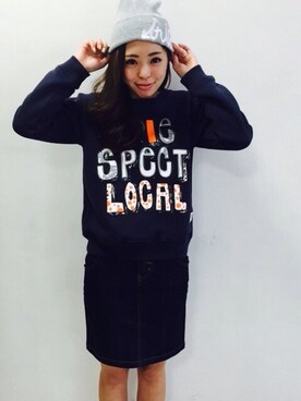 「BAYLINKSTORE」｜ラガチャイナさん（レディース・155cm）の秋コーディネート