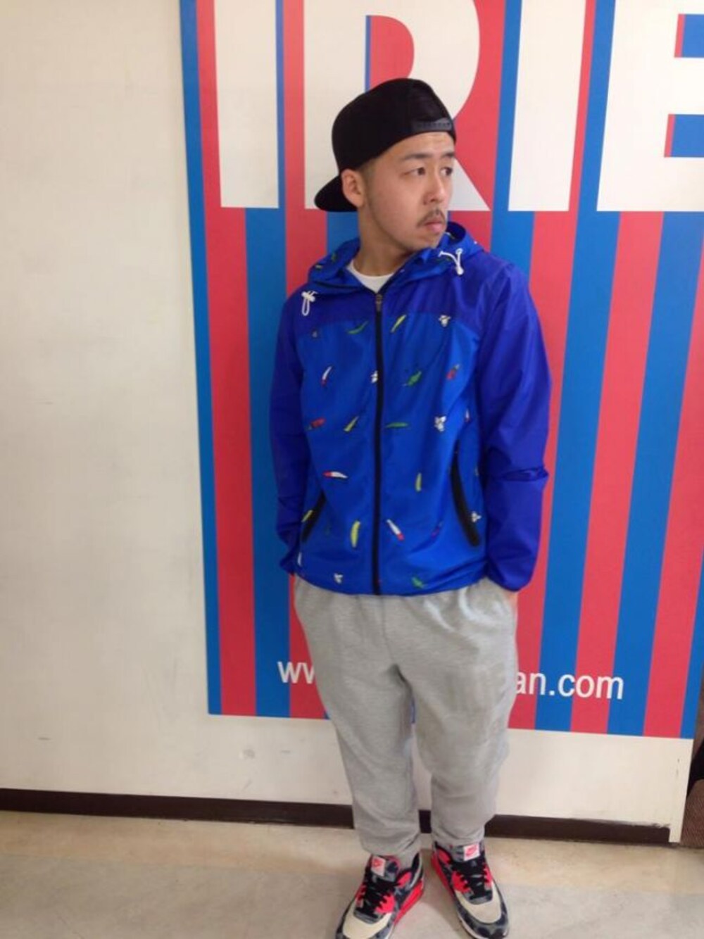 「Irie 、IRIE by Irielife、FISHING、 KIRARIN、BAYLINKSTORE、 RAGGACHINA、 I.F.C」｜「IRIEのIRIE SKULL SNAPBACK CAP（キャップ、その他）」を使った、ラガチャイナさん（メンズ・168cm）の冬コーディネートの1枚目の写真