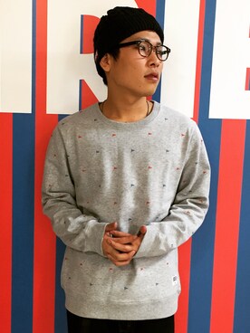 「BAYLINKSTORE」｜ラガチャイナさん（メンズ・174cm）の冬コーディネート