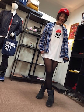 「BAYLINKSTORE」｜ラガチャイナさん（レディース・166cm）の春コーディネート