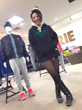 「BAYLINKSTORE」｜ラガチャイナさん（レディース・166cm）の春コーディネート