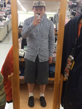 「adidas by Stella McCartney（アディダスバイステラマッカートニー）のアイテム（帽子）」を使った、カズちゃんさんさん（メンズ・169cm）の秋コーディネート