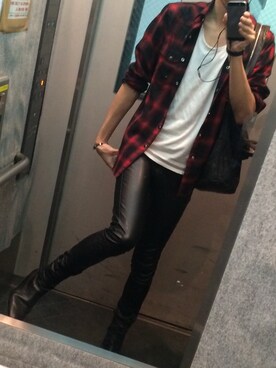 「Yves Saint Laurent rive gauche（イヴサンローランリヴゴーシュ）のアイテム（ブーツ）」を使った、noire_kさん（メンズ・179cm）の春コーディネート
