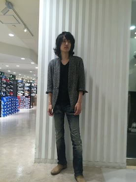 「アイテム（その他トップス）」を使った、Kouchiさん（メンズ・173cm）の夏コーディネート