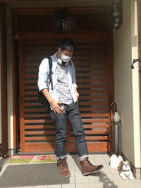 「チープカシオ」｜「アイテム（その他）」を使った、Yusuke Hamadaさん（メンズ・176cm）の秋コーディネート