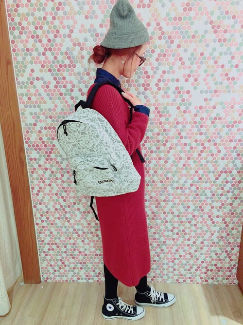 【全然イケる】こうすればかわいい!OUTDOORリュック