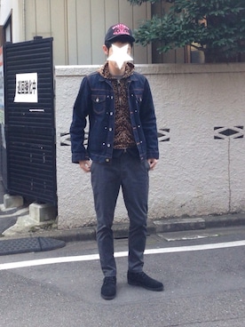 「SHIPS JET BLUE（シップスジェットブルー）のアイテム（チノパンツ）」を使った、Frogさん（メンズ・175cm）の冬コーディネート
