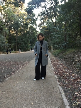 「SAINT LAURENT PARIS（サンローランパリ）のアイテム（財布/小物）」を使った、ZJZさん（レディース・160cm）の秋コーディネート