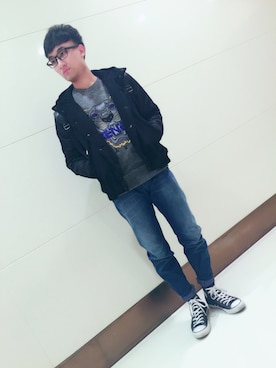 「5cm（ファイブシーエム）のアイテム（ジャケット/アウター）」を使った、純さん（メンズ・173cm）の冬コーディネート