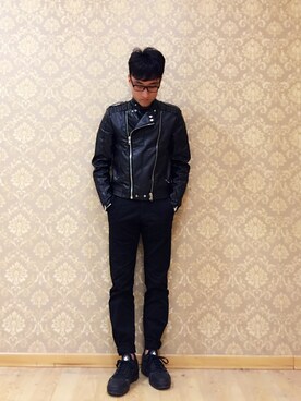 「5cm（ファイブシーエム）のアイテム（ジャケット/アウター）」を使った、純さん（メンズ・173cm）の春コーディネート