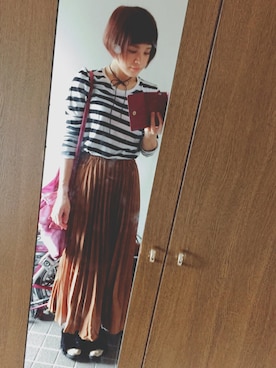 「jouetie（ジュエティ）のアイテム（PC・スマホグッズ/家電）」を使った、NYA!さん（レディース・164cm）の秋コーディネート