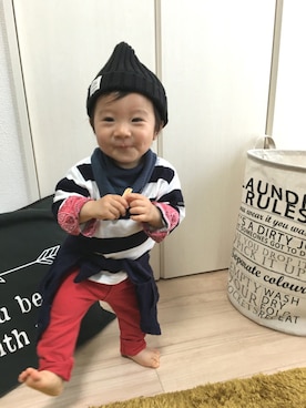 ▽▲riiiiik▽▲さん（キッズ・70cm）の春コーディネート