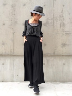 「NIKE（ナイキ）の【NIKE】W AIR PRESTO FLYKNIT ULTRA（スニーカー）」を使った、acoさん（レディース・158cm）の秋コーディネート