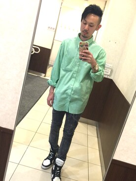 「PRODUCT（street）（プロダクト）のアイテム」を使った、santaさん（メンズ・174cm）の春コーディネート