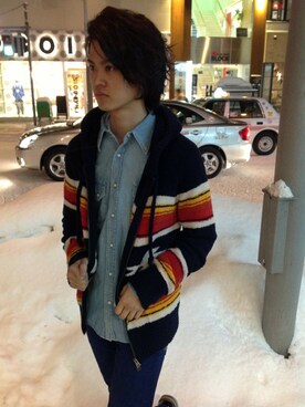 B'2nd SAPPOROさん（メンズ・175cm）の冬コーディネート
