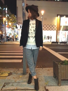 「B'2nd（ビーセカンド）のアイテム（ジャケット/アウター）」を使った、B'2nd SAPPOROさん（レディース・163cm）の秋コーディネート