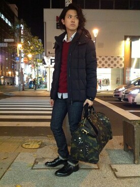「B'2nd（ビーセカンド）のアイテム（ダウンジャケット/コート）」を使った、B'2nd SAPPOROさん（メンズ・175cm）の秋コーディネート
