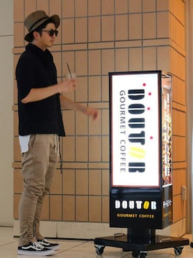 R.Hさん（メンズ・186cm）の夏コーディネート