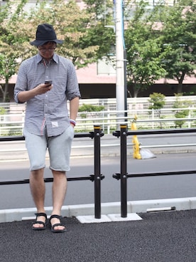 「Gosha Rubchinskiy（ゴーシャラブチンスキー）のアイテム（アクセサリー）」を使った、R.Hさん（メンズ・186cm）の秋コーディネート
