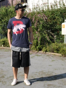 「Gosha Rubchinskiy（ゴーシャラブチンスキー）のアイテム（アクセサリー）」を使った、R.Hさん（メンズ・186cm）の秋コーディネート