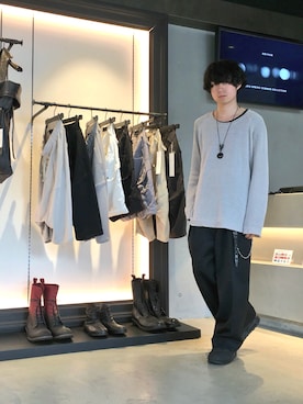 「SRIVER」｜勝田 俊介さん（メンズ・164cm）の春コーディネート
