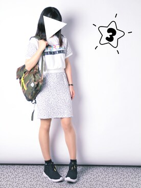 「RADOのアイテム」を使った、ゆり✡刑事さん（レディース・163cm）の夏コーディネート