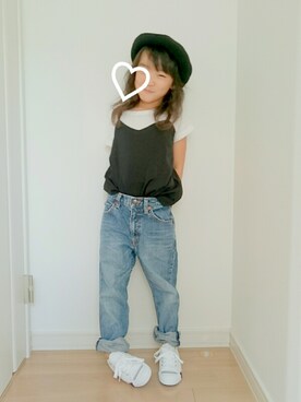 erimomoさん（キッズ・110cm）の秋コーディネート