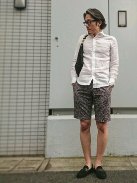 「トゥモローランド」｜「アイテム（腕時計）」を使った、kobaさん（メンズ・175cm）の夏コーディネート