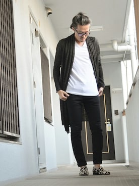 ロングカーディガン のメンズ人気ファッションコーディネート Wear