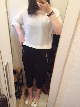 「スエット」｜OGA:CHIさん（レディース・162cm）の春コーディネート