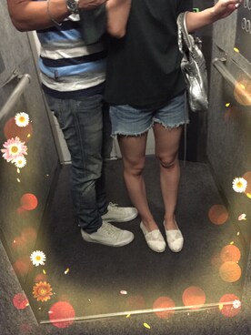 「カップルコーデ」｜「アイテム（その他シューズ）」を使った、jebrilletさん（レディース・156cm）の秋コーディネート