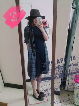「カジュアルダウン」｜「アイテム（その他）」を使った、あきさん（レディース・150cm）の春コーディネート