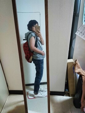 「テーパードデニム」｜あきさん（レディース・150cm）の秋コーディネート