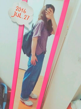 「カンケンBAG」｜michan.chan.chanさん（レディース・152cm）の夏コーディネート