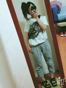 「ドラフトCLB」｜michan.chan.chanさん（レディース・152cm）の夏コーディネート
