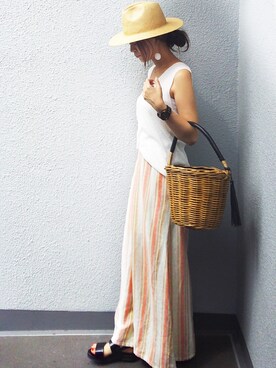 「 暑い」｜NICOさん（レディース・158cm）の夏コーディネート