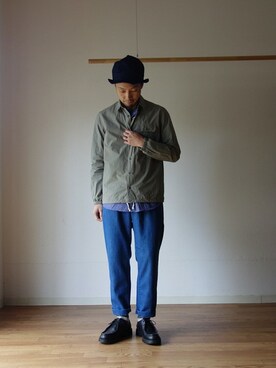 comoda上西猛夫さん（メンズ・168cm）の冬コーディネート