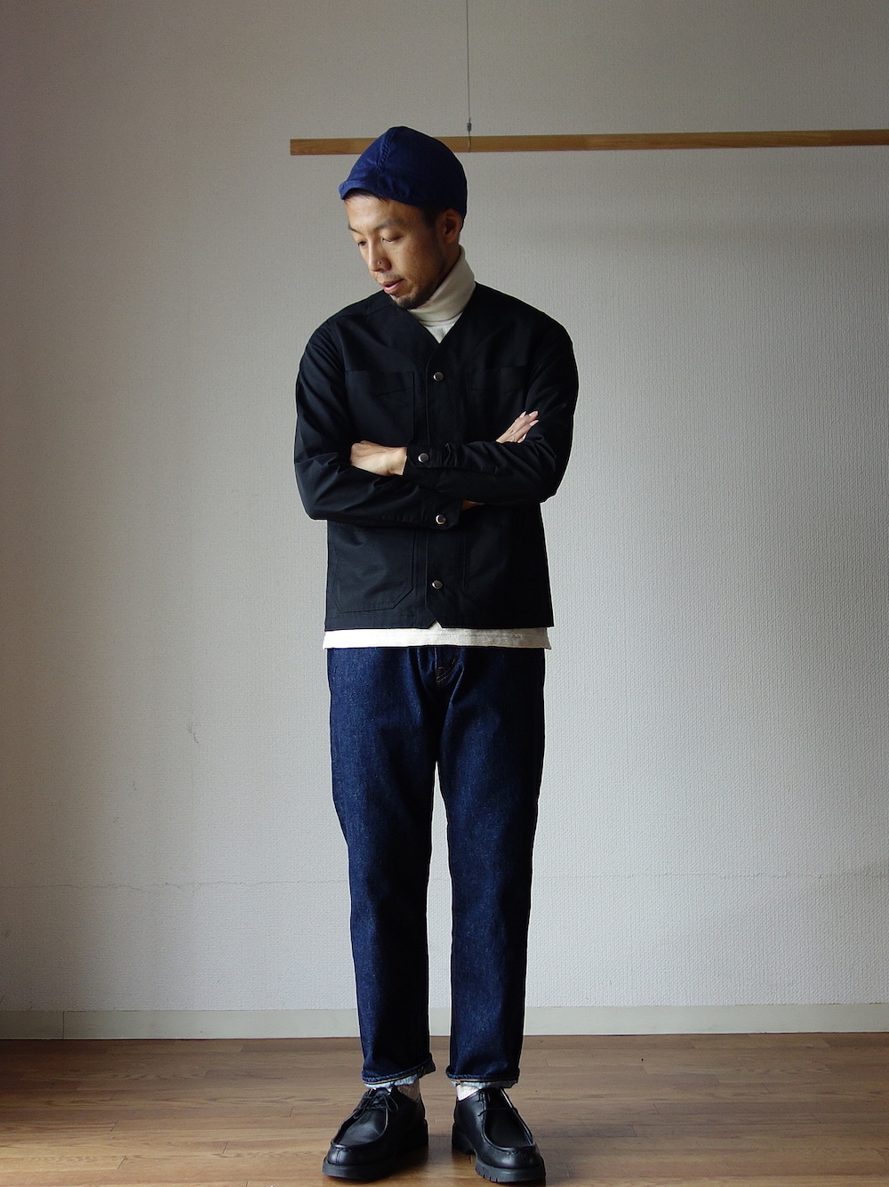 その他のカバーオール、その他のデニムパンツ、その他のシャツ/ブラウスを着用したメンズの秋コーディネートの1枚目の写真