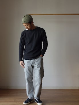 「Tieasy」｜comoda上西猛夫さん（メンズ・168cm）の冬コーディネート