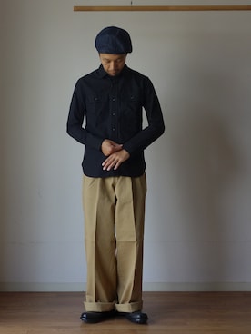 comoda上西猛夫さん（メンズ・168cm）の夏コーディネート