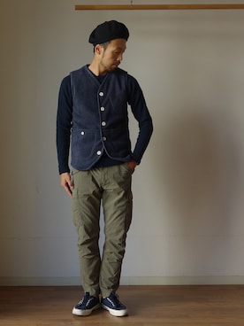 comoda上西猛夫さん(メンズ・168cm)の秋コーディネート